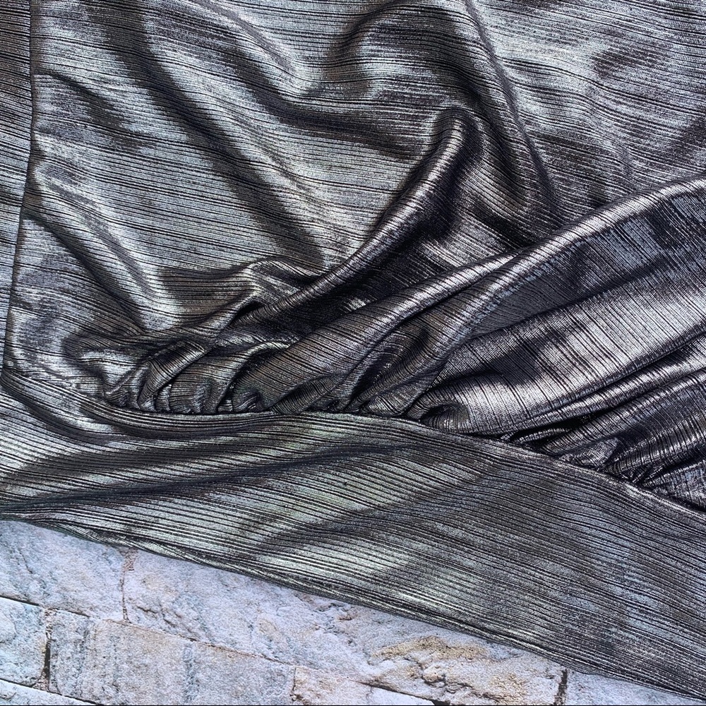 NWT H&M metallic mini skirt small - Picture 2 of 5